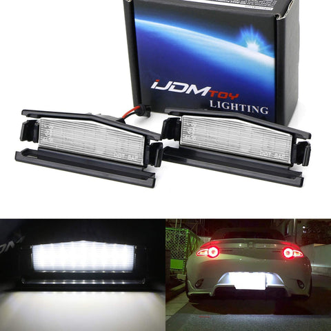 OEM-Replace 18-SMD White LED License Plate Lights For Toyota Land