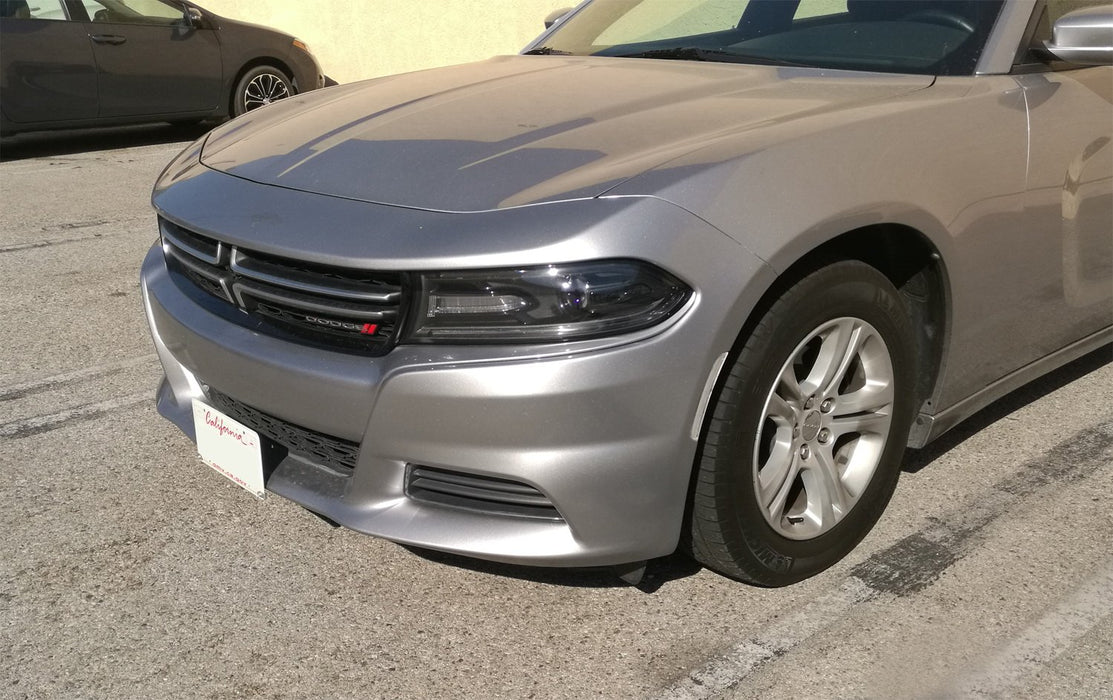 how to mount a front license plate on a 2017 charger