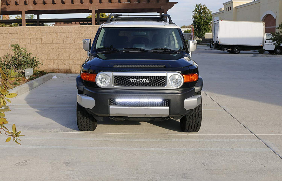 Toyota Fj Cruiser Behind Lower Grille Mount Led Light Bar Kit