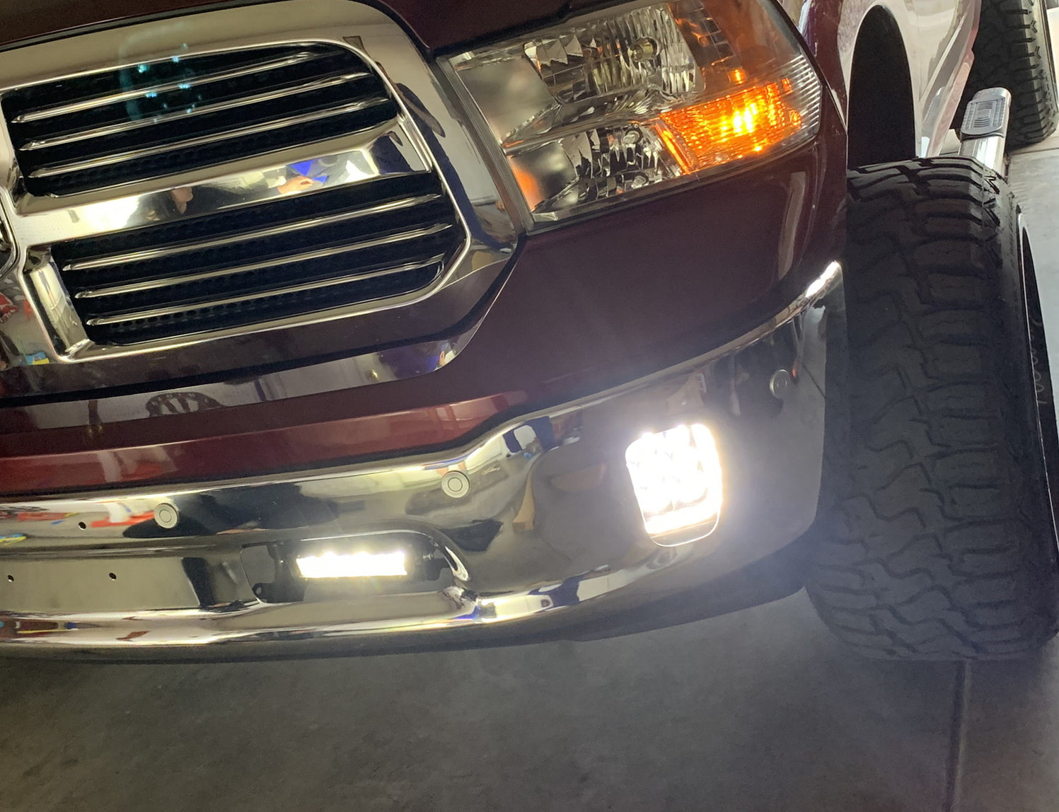 20112018 Dodge RAM 1500 Lower Bumper LED Light Bar Kit