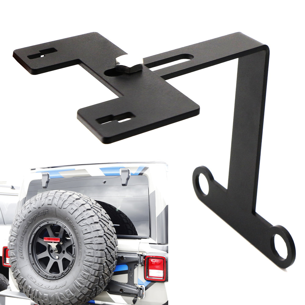 3rd Brake Behind Spare Tire Relocation Mounting Bracket For 18+ Jeep  Wrangler JL — 