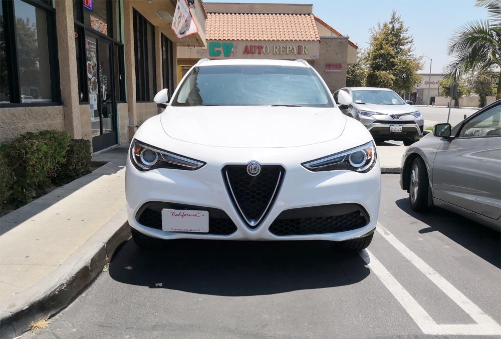 alfa romeo stelvio license plate frame