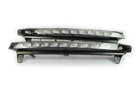 White 3-CREE LED Daytime Running Lights For Behind Grille or Lower Bum —  iJDMTOY.com