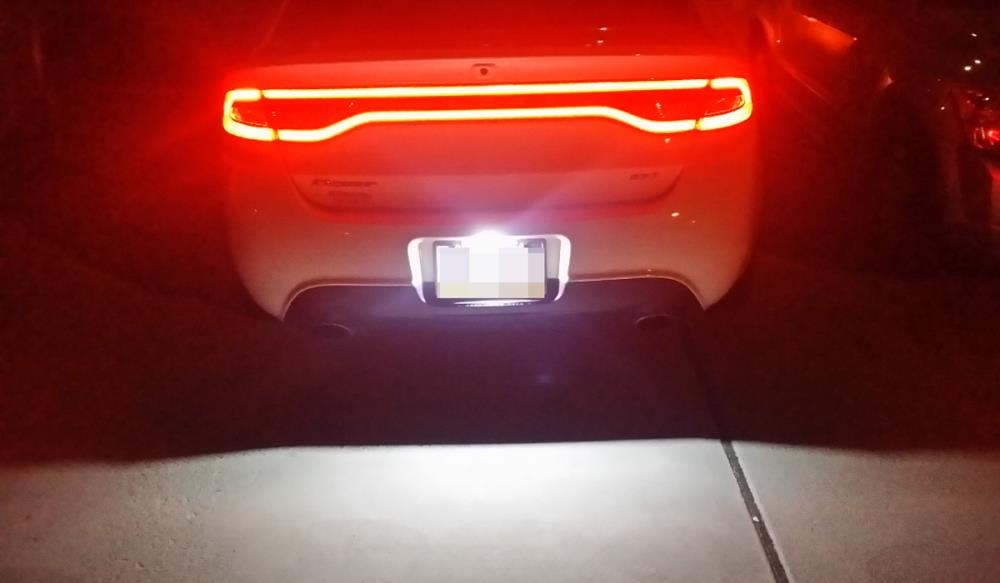 led licence plate