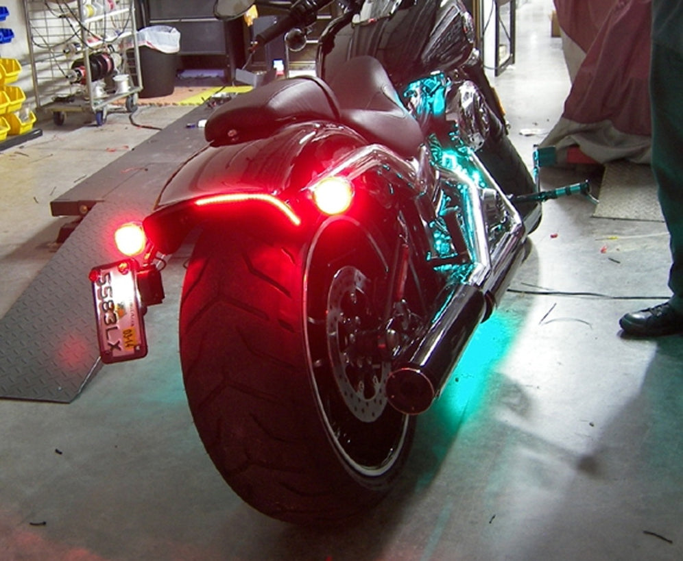 Amber/White Switchback & Red Full LED Turn Signal Light Kit For Harley