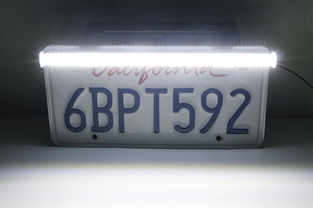 led backup light license plate frame