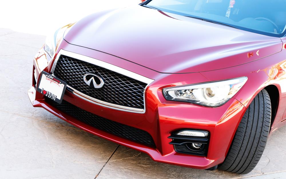 tow hook license plate holder infiniti q50