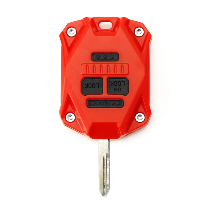 Key Remote Fob Enclosure Shell w/Black Keypads For Jeep Wrangler JK —  