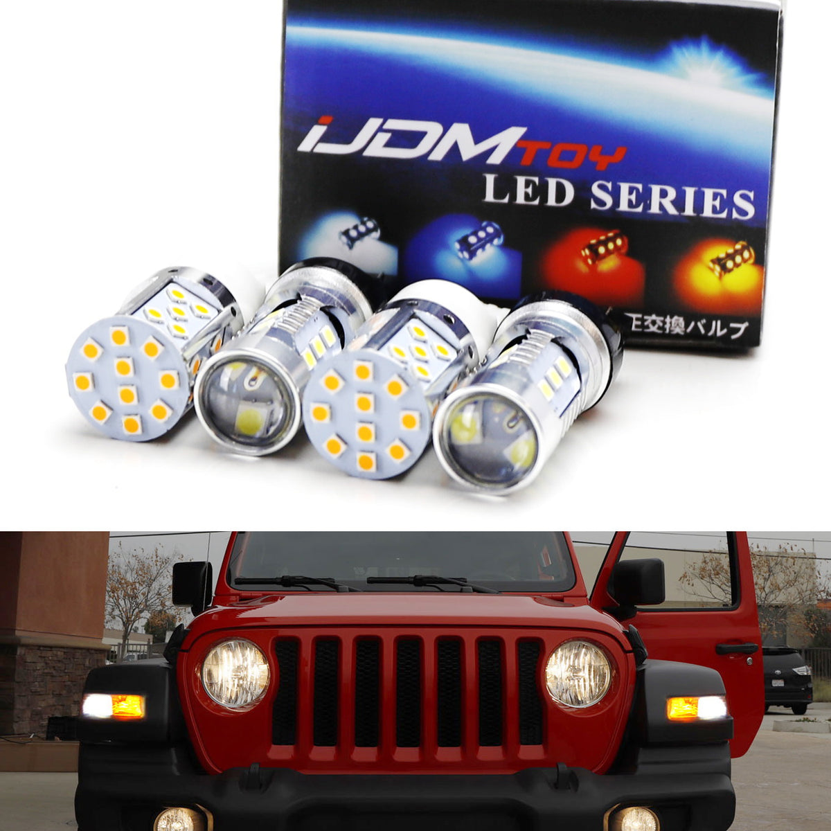 LED Daytime Running Light, Turn Signal Conversion Kit For 18-up Jeep  Wrangler JL — 