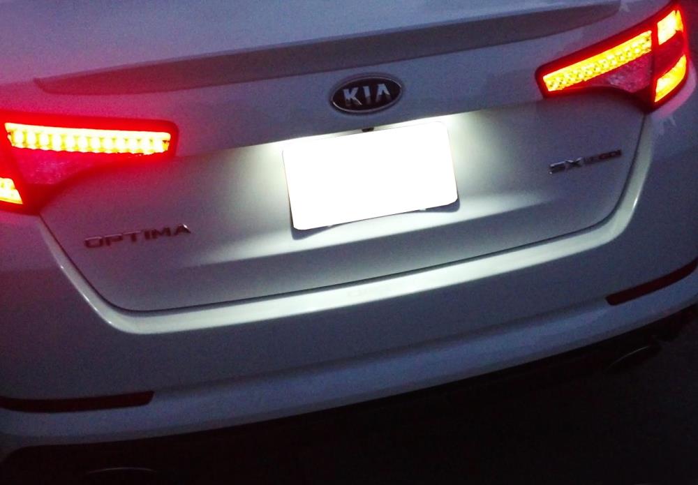 Kia Optima K5 Cadenza Hyundai Sonata LED License Lights — iJDMTOY.com