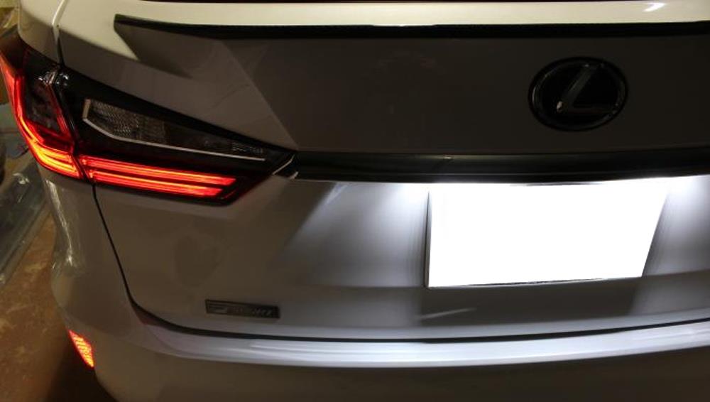 magnetic license plate light