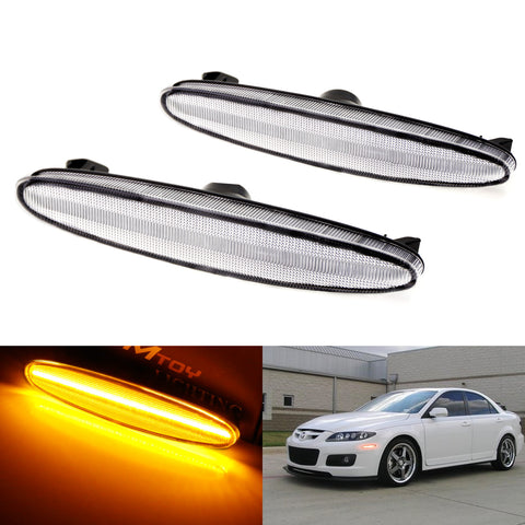 Full LED Strip Front Rear Side Marker Light For 2014-19 C7