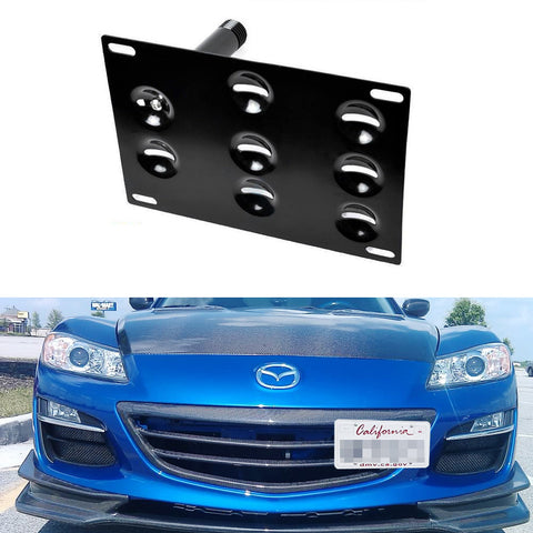 Front Bumper Tow Hook License Plate Mounting Bracket For 2020-up Tesla  Model Y