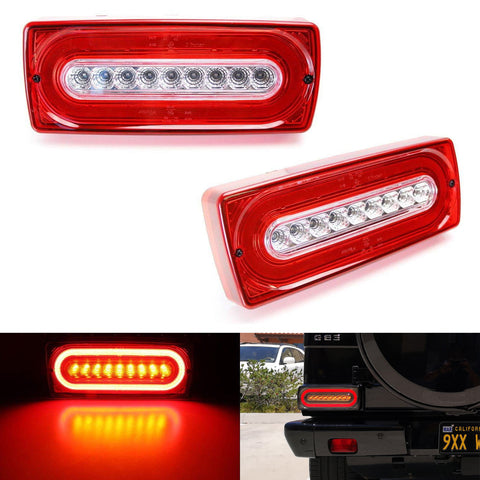 Full LED Bumper Reflector Tail & Brake Lights For 18-up Toyota