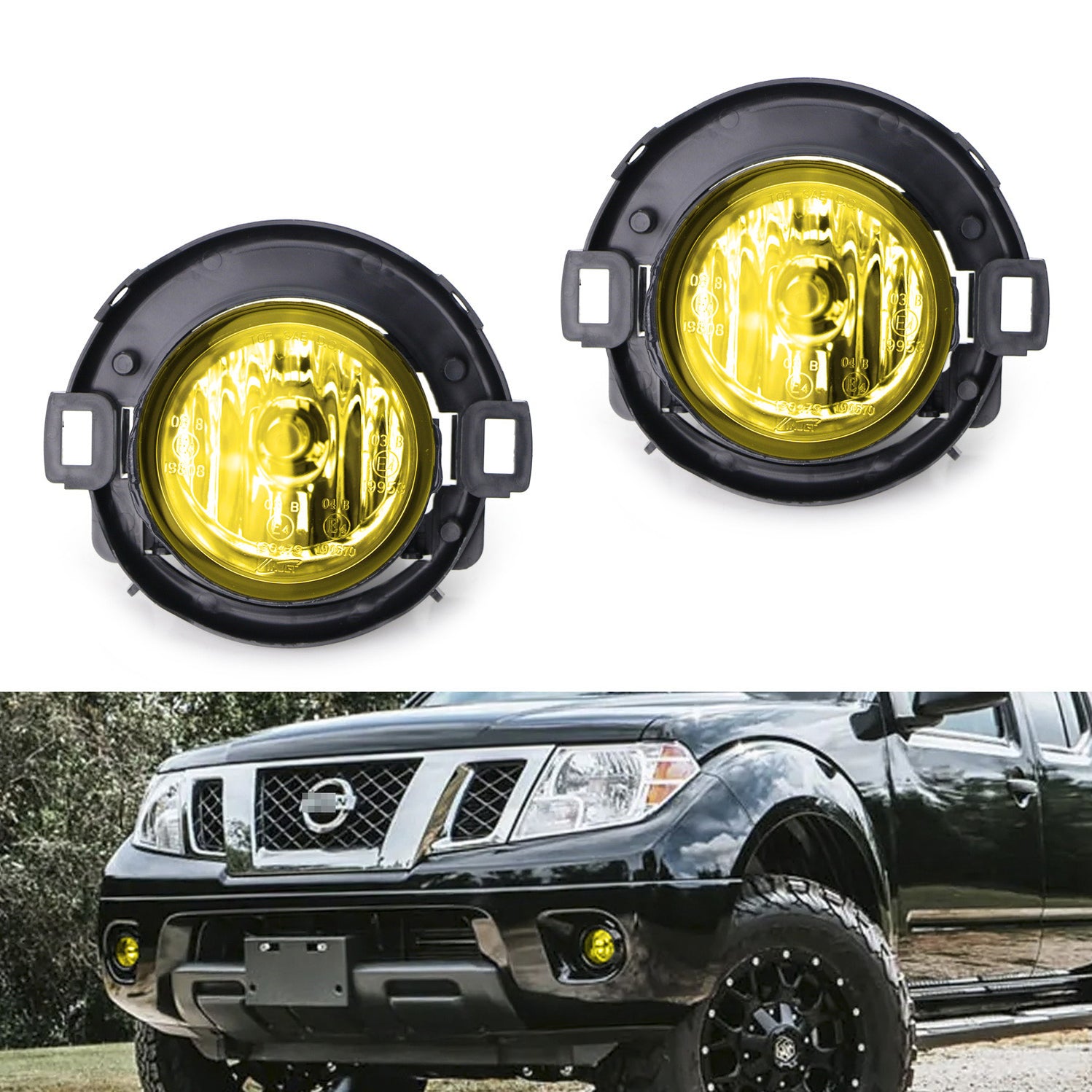 OE-Spec H11 Halogen Bulb Fog Light w/Relay For 10-20 Nissan Frontier