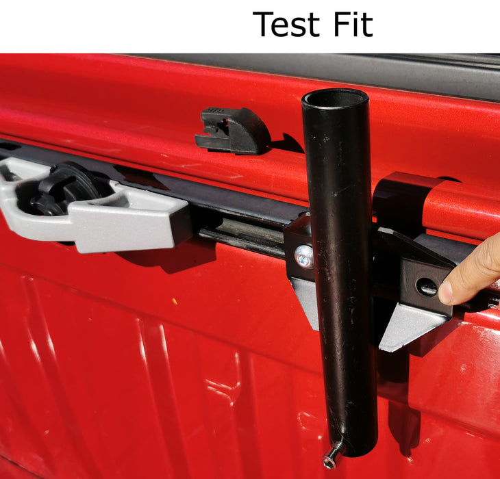 Truck Bed Rail Side Mount Flag Holder Kit For Nissan Titan Frontier