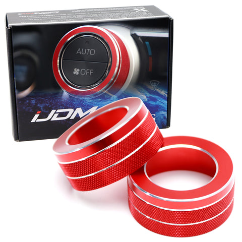 Red Real Carbon Fiber Keyless Engine Push Start Button For