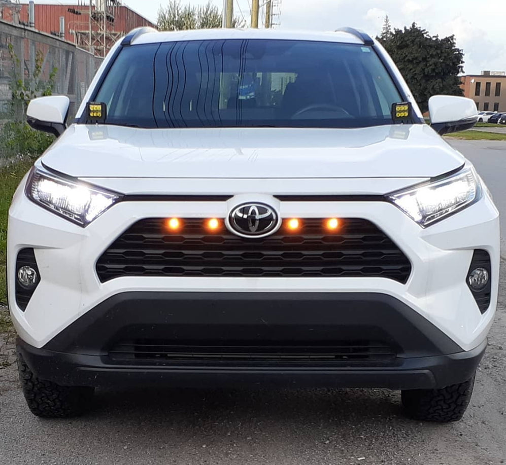 Raptor Style Amber LED Grille Lighting Kit For 19up Toyota RAV4 Basic