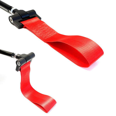 Racing Style Tow Hook Mount Sports Red Towing Strap For Subaru BRZ, Sc —  iJDMTOY.com