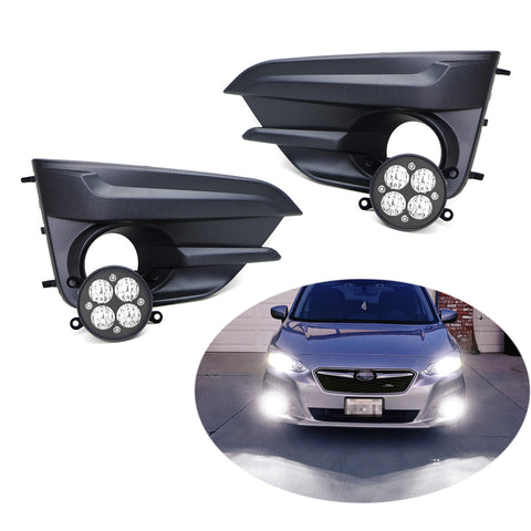 OEM Replacement HID Ready Retrofit Projector Lens Fog Lamps For