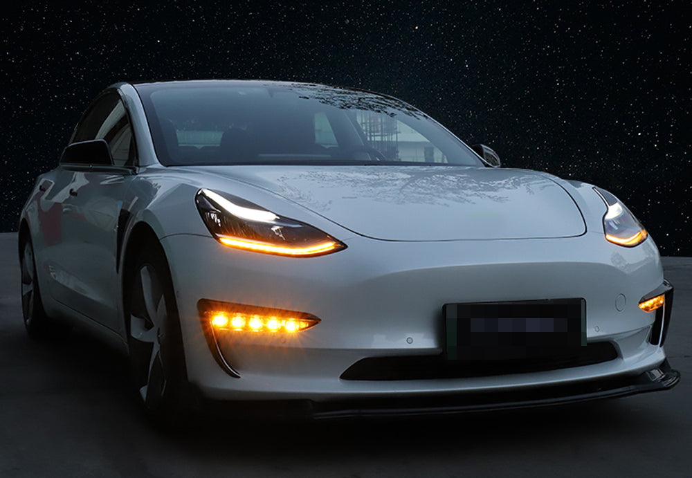 tesla model 3 drl