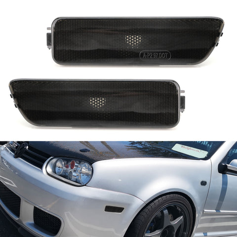 Euro M-Tech Style Bumper Side Marker Lamp Housings For BMW E30 3