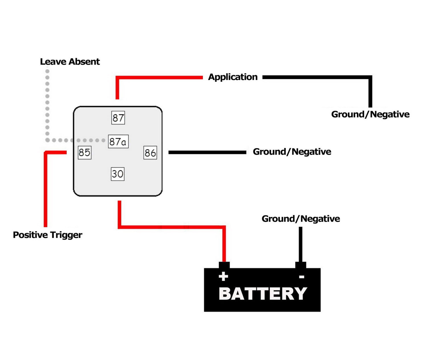 12V 40/30A Waterproof 5-Pin SPDT Mini Relay w/Watertight Connector and Pigtail — iJDMTOY.com