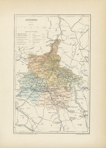 1892 Ardennes map