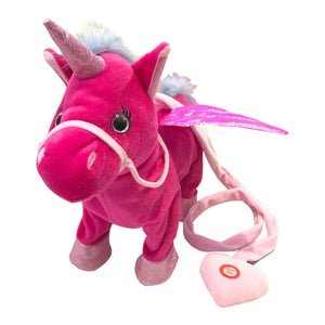 walking singing unicorn toy