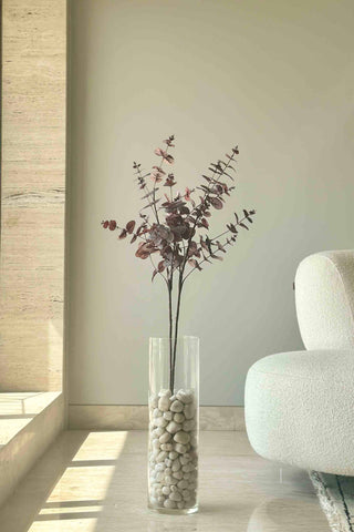 This is a product image of Artificial Red Eucalyptus Plant - 3 Feet (Set Of 2) on www.masonhome.in