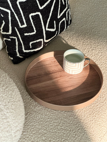 This is a product image of Lush Round Tray - Large on www.masonhome.in