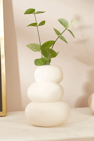 This is a product image of Nordic Off White Vase on www.masonhome.in