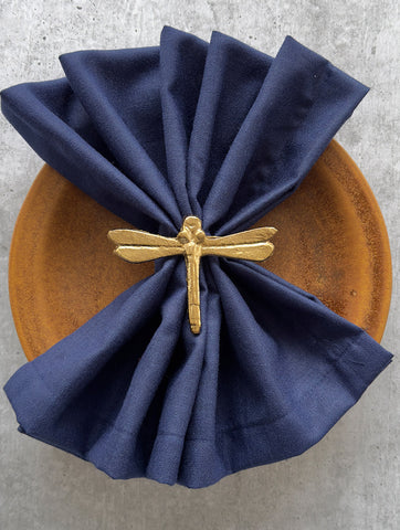 This is a product image of Napkin Ring - Dragonfly (Set of 4) on www.masonhome.in