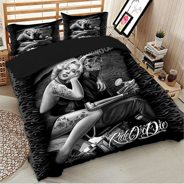 Marilyn Monroe 3d Duvet Cover 3pcs Set All Things Everyone Shop