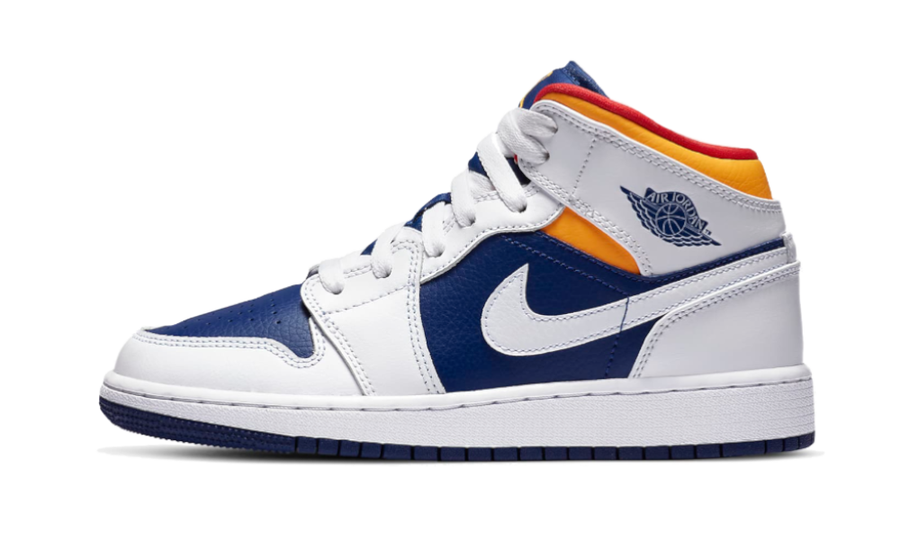 air jordan 1 mid white royal