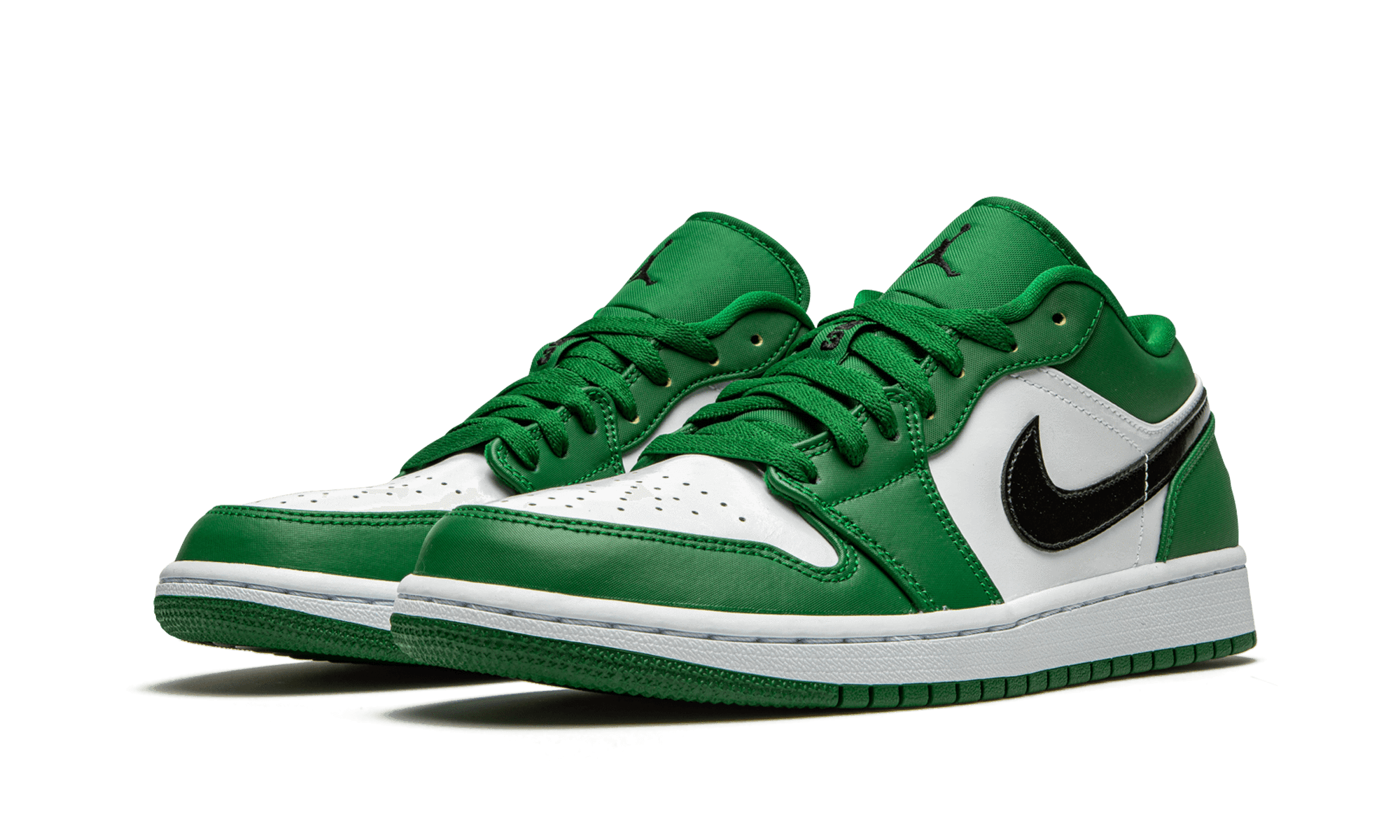 green nike jordans low