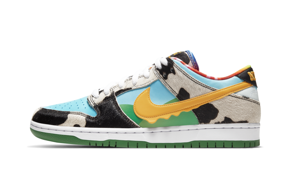 nike dunk cow print