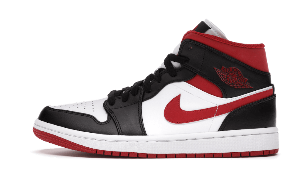 air jordan black with red