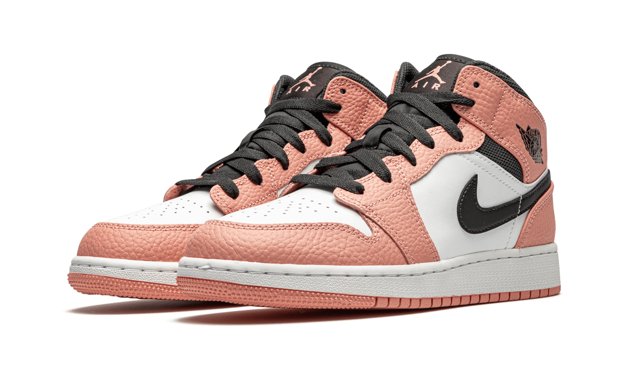 air jordan mid pink tones