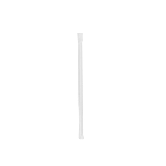 Straws ø 6 mm 20 cm flexible Paper white VERIVE - Cutlery