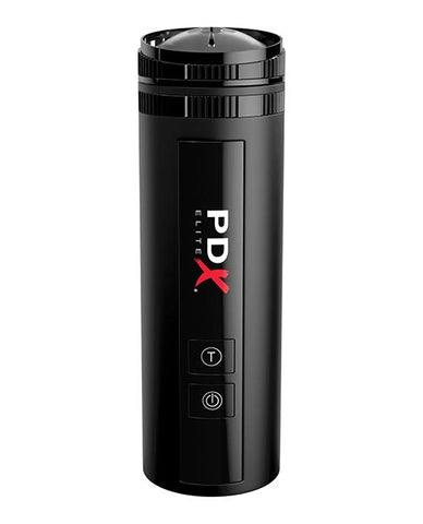 PDX Elite Moto Bator X Moderate Thrusting Speed - Slightly Legal Toys - PDX Elite Moto Bator X Moderate Thrusting Speed abs_plastic, BK - Black, Miscellaneous Masturbators - Vibrating, silicone, thermopla, Vibrating Masturbator Pipedream Products