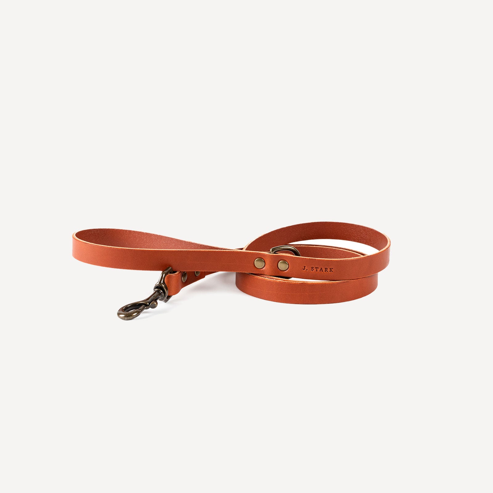 thin leather dog leash