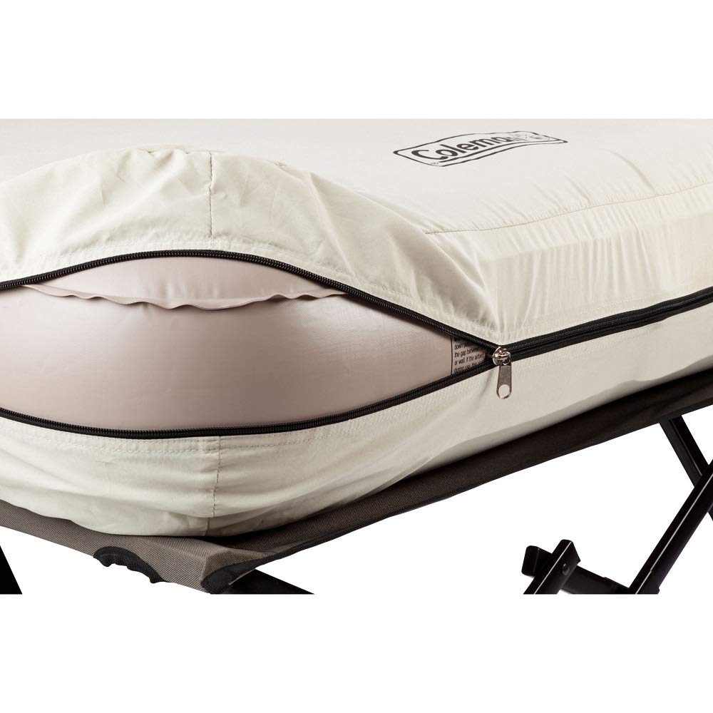 coleman camping cot with air mattress