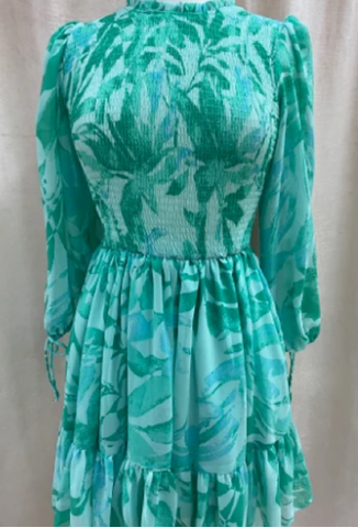 turquoise dress 