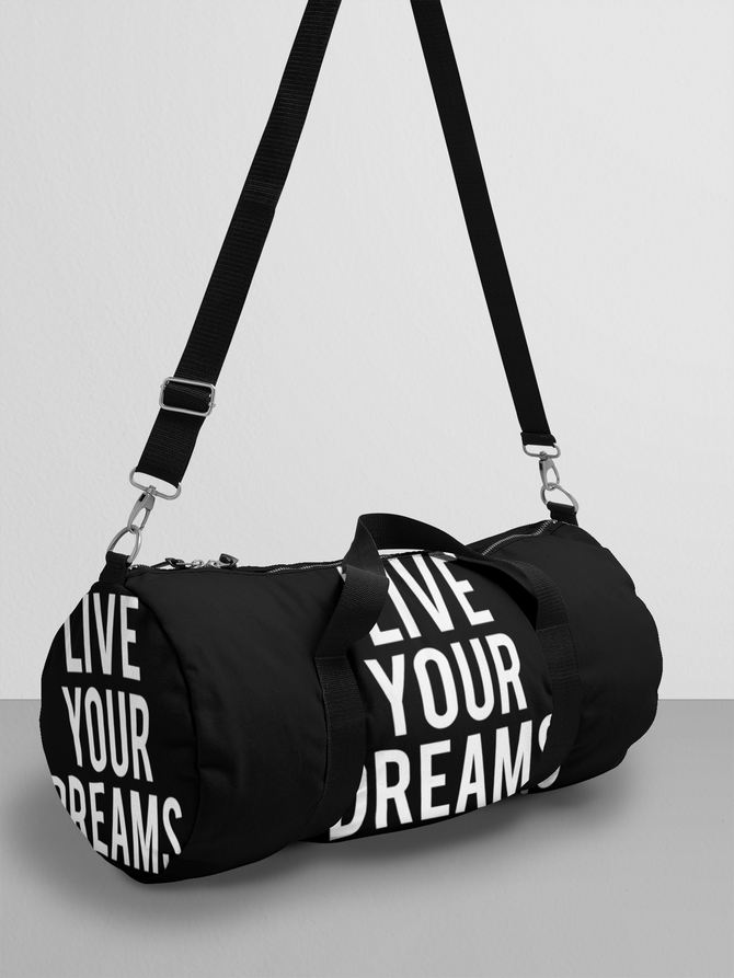 Free Duffle Bag Mockup