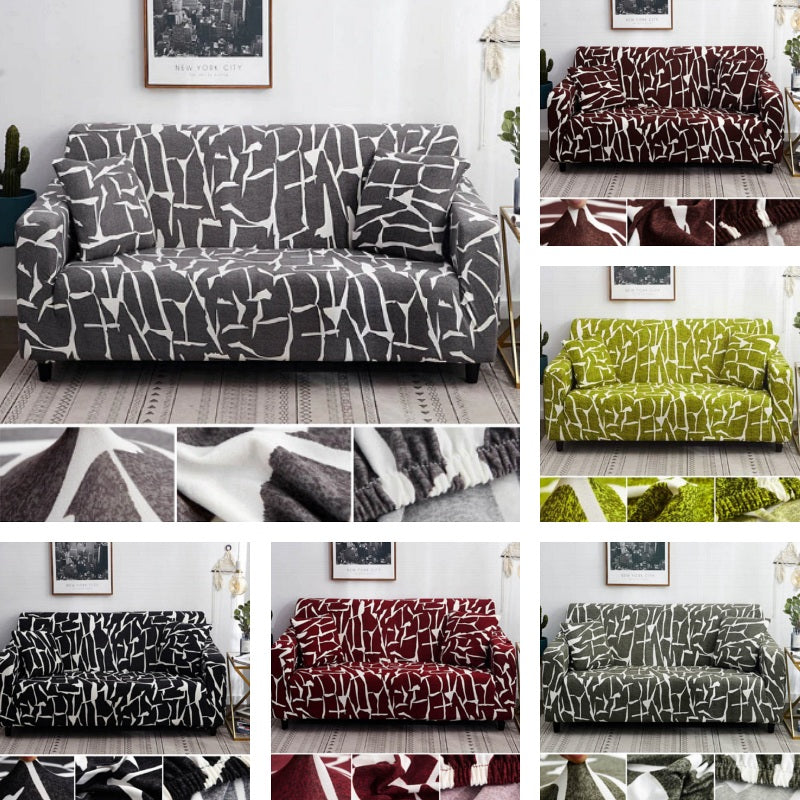 Cracked Rock Texture Pattern Sofa Couch Cover