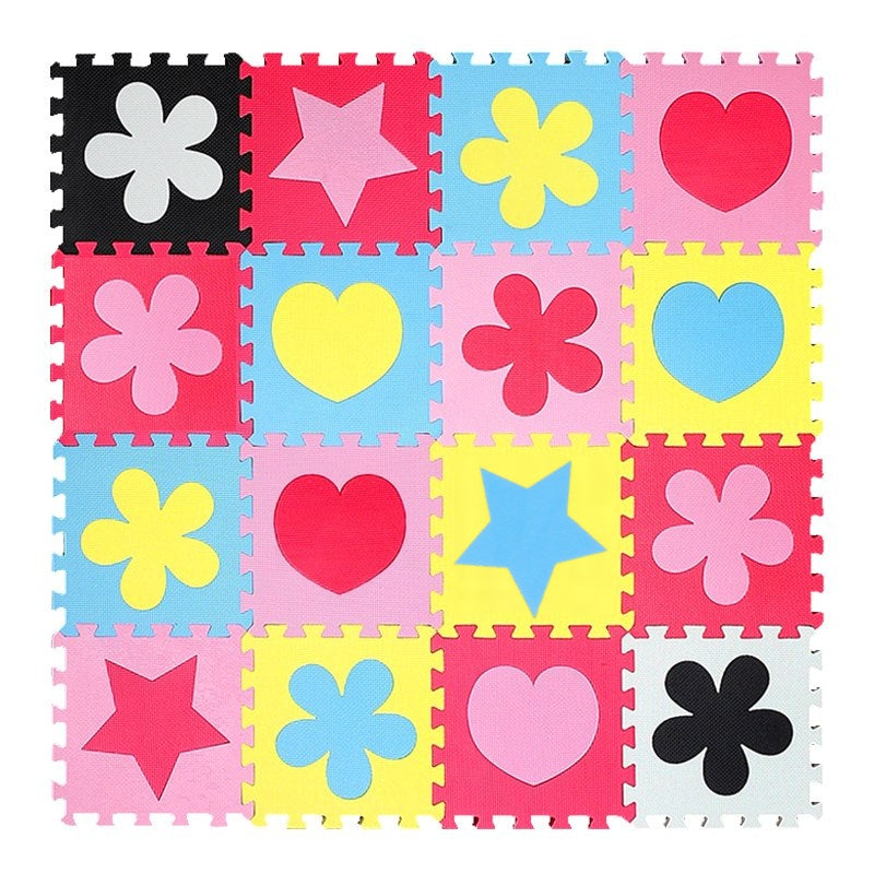 Flower/heart/star Shape Foam Interlocking Floor Mat