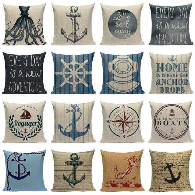 nautical pillows