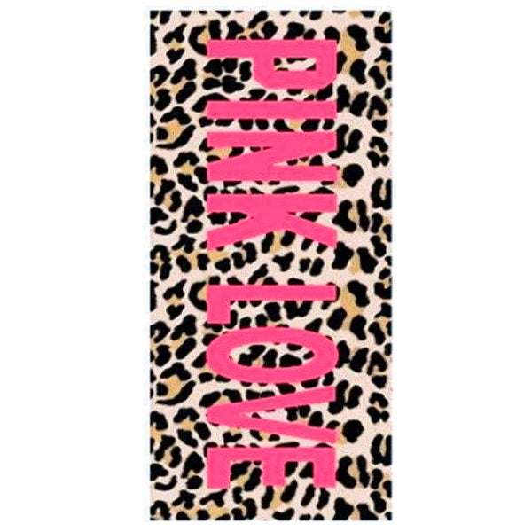 leopard print beach towel