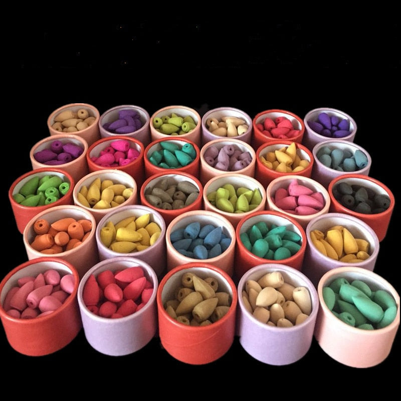 25-piece Bullet Head Backflow Incense Cones